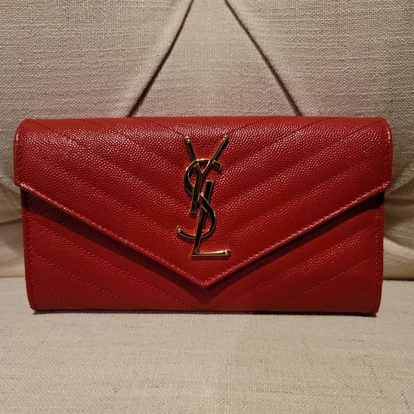 Saint Laurent Monogram Large Flap Wallet - Picture 2 of 7